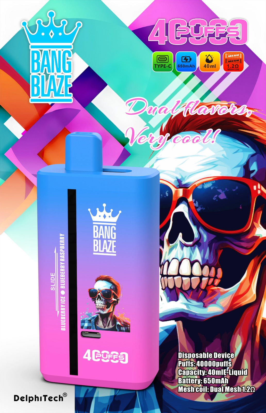 VAPER DESECHABLE BANG BLAZE