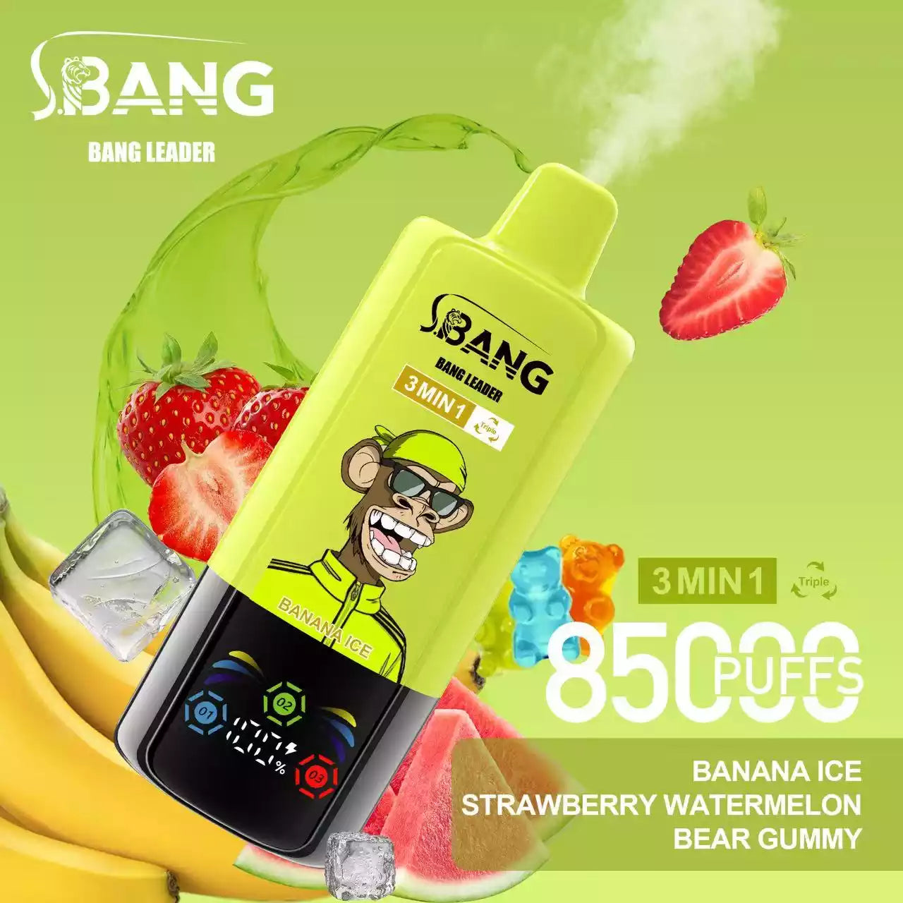 Bang Leader 85K – Vaper Recargable 3 Sabores