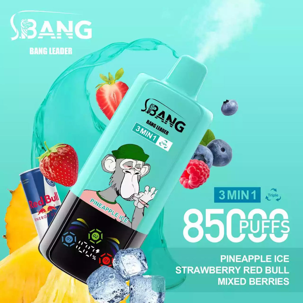 Bang Leader 85K – Vaper Recargable 3 Sabores