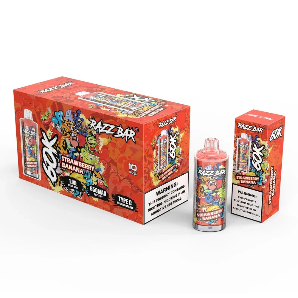Razz Bar 60K – 60.000 Puffs Recargable USB-C
